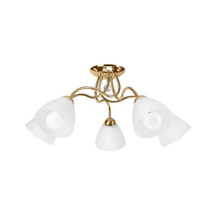 Lampada da parete MIRANDA 1xE27/60W/230V oro