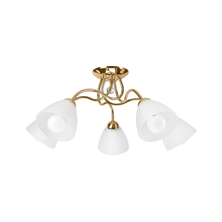Lampada da parete MIRANDA 1xE27/60W/230V oro