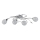 Lampadario a plafone ORLEAN 4xE14/10W/230V cromo lucido