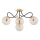 Lampadario a plafone OXA 4xE14/10W/230V oro/nero
