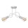 Lampadario a plafone OXFORD 2xE27/15W/230V bianco