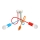Lampadario a plafone OXFORD 3xE27/15W/230V