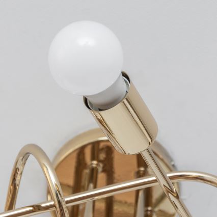 Lampadario a plafone OXFORD 5xE27/15W/230V, finitura dorata