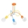 Lampadario a plafone per bambini TANGO 3xE27/15W/230V colorato