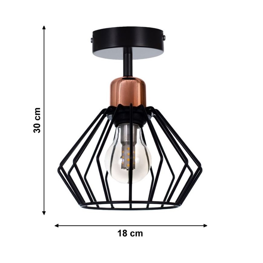 Lampadario a plafone PORTO 1xE27/40W/230V