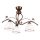 Lampadario a plafone RETRO 3xE27/60W/230V patina di bronzo