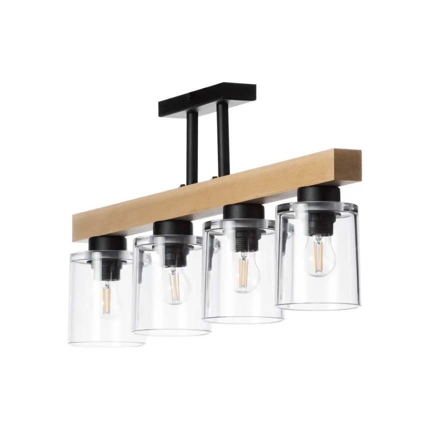 Lampadario a plafone RUSTIC RADIANCE 4xE27/60W/230V