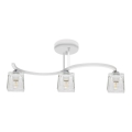 Lampadario a plafone SANTOS 3xE27/15W/230V bianco