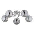 Lampadario a plafone SAVI 5xE14/10W/230V cromo lucido