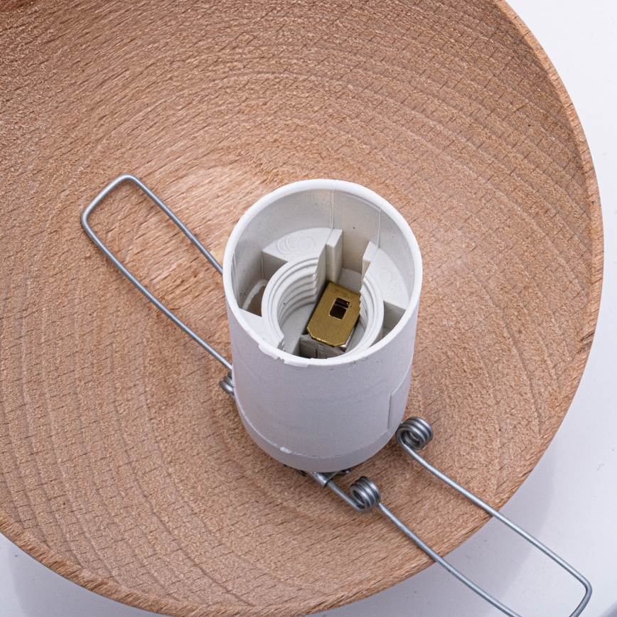 Lampadario a plafone SFERA WOOD 3xE14/40W/230V