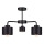 Lampadario a plafone SIMPLY BLACK 3xE27/60W/230V