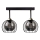 Lampadario a plafone SOLO BLACK 2xE27/60W/230V nero/oro