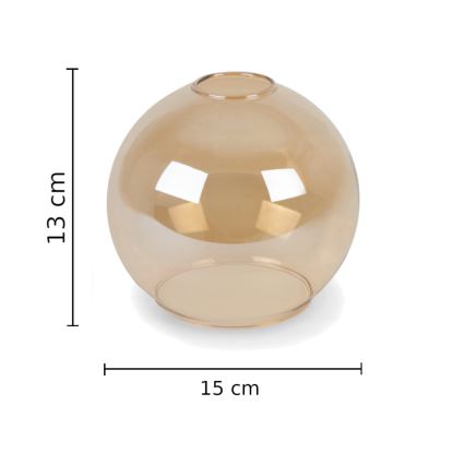 Lampadario a plafone STAR 5xE27/60W/230V nero/fumé beige