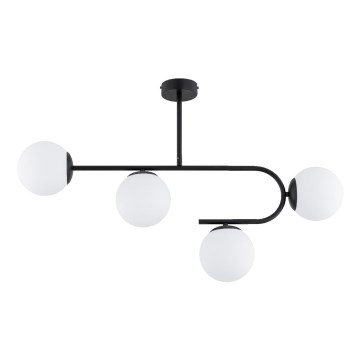Lampadario a plafone STELLAR 4xE14/10W/230V nero