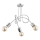 Lampadario a plafone TANGO 3xE27/15W/230V cromo lucido