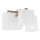 Lampadario a plafone TORA 4xE27/15W/230V bianco