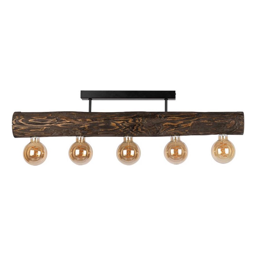 Lampadario a plafone TRABO 5xE27/60W/230V pino