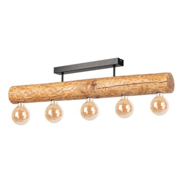 Lampadario a plafone TRABO 5xE27/60W/230V pino