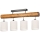 Lampadario a plafone TRENO 4xE27/25W/230V pino