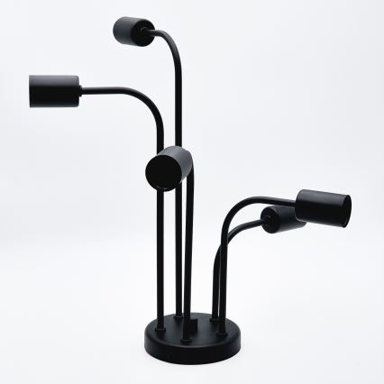 Lampadario a plafone TRINITY 5xE27/15W/230V nero
