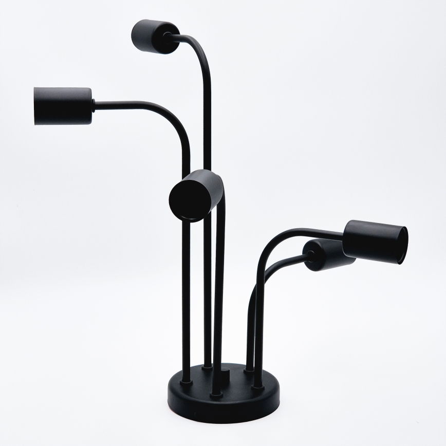 Lampadario a plafone TRINITY 5xE27/15W/230V nero