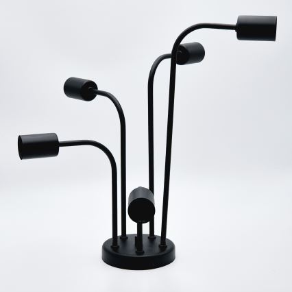 Lampadario a plafone TRINITY 5xE27/15W/230V nero