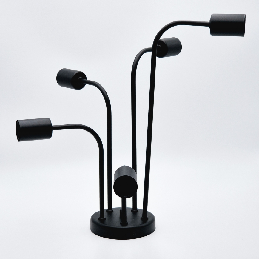 Lampadario a plafone TRINITY 5xE27/15W/230V nero