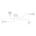 Lampadario a plafone VECTOR 4xE27/15W/230V bianco