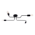 Lampadario a plafone VECTOR 4xE27/15W/230V nero