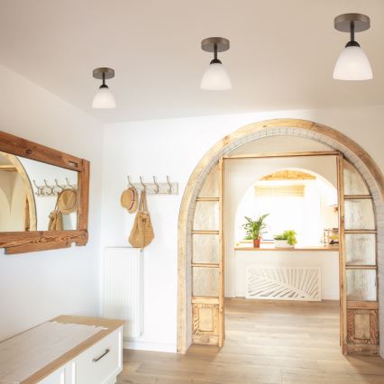 Plafoniera ADRIANO 1xE27/60W/230V faggio