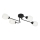 Lampadario a soffitto KING 4xE27/15W/230V nero