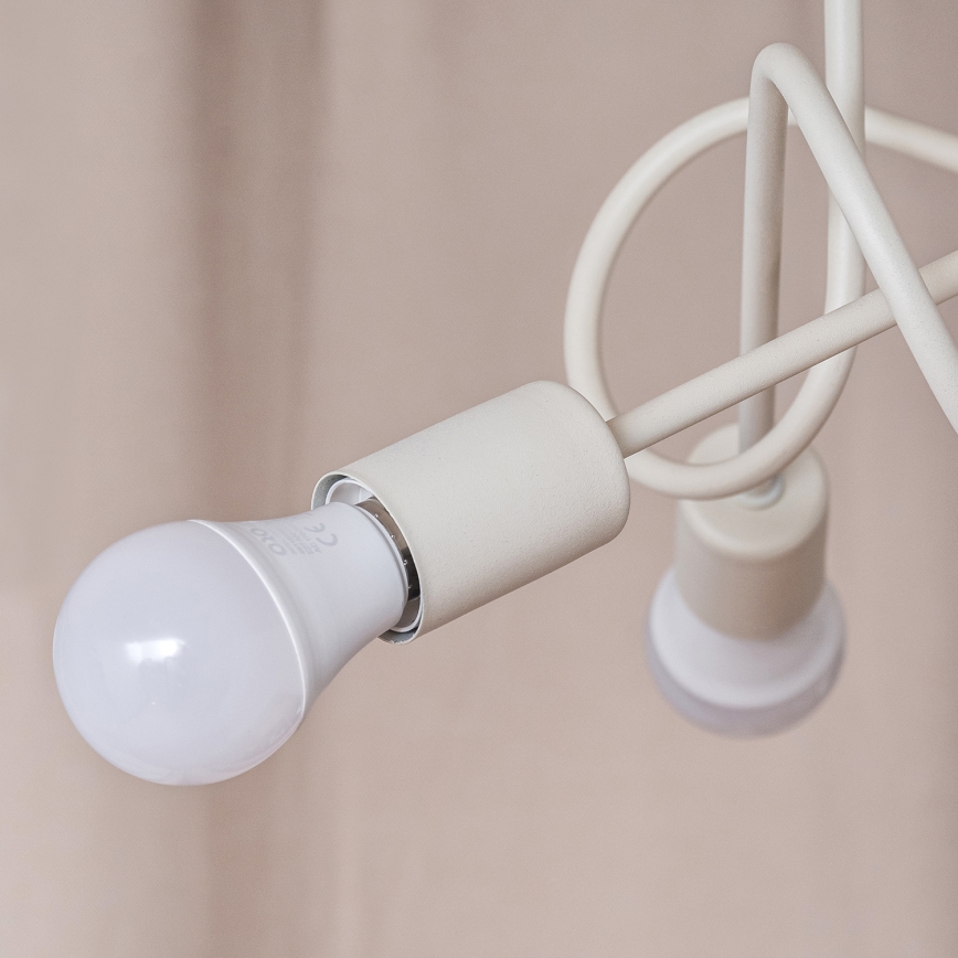 Lampadario a soffitto OXFORD 3xE27/15W/230V crema