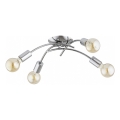 Lampadario a soffitto TORIZO 4xE27/15W/230V cromo lucido