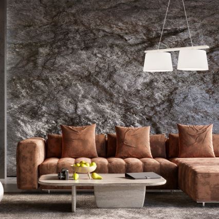 Lampadario a cavo AIDA 2xE27/60W/230V rovere
