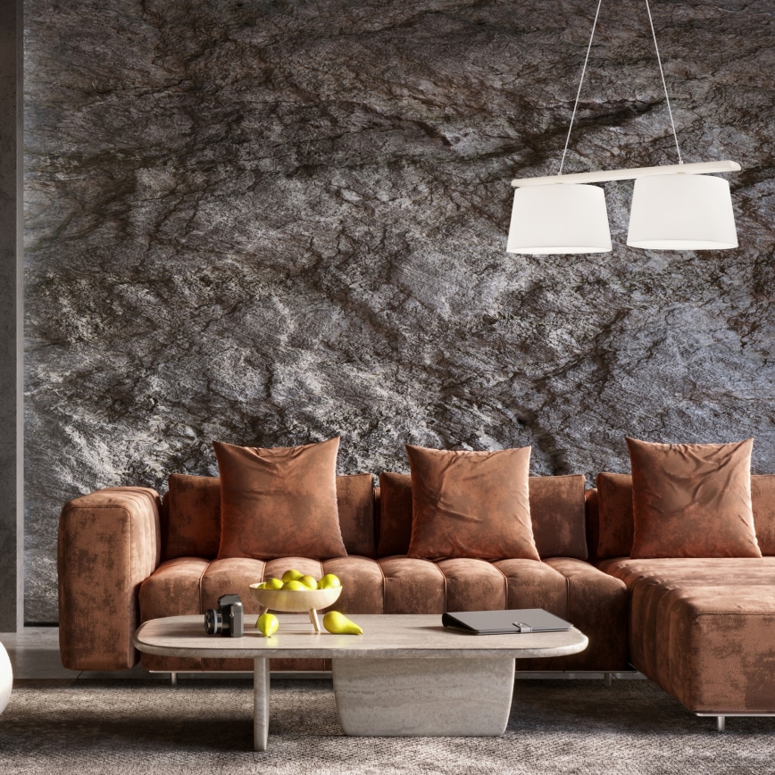 Lampadario a cavo AIDA 2xE27/60W/230V rovere