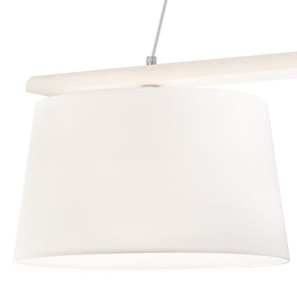 Lampadario a cavo AIDA 2xE27/60W/230V rovere