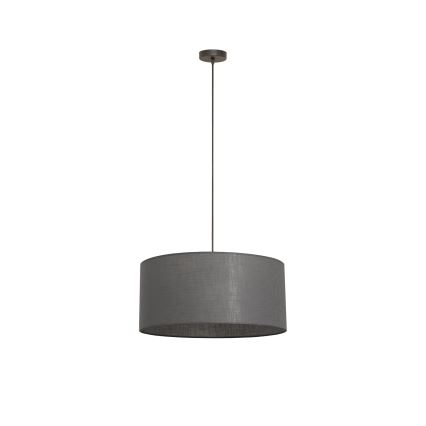 Lampadario a sospensione ALBA con cavo 1xE27/15W/230V Ø 40 cm grigio