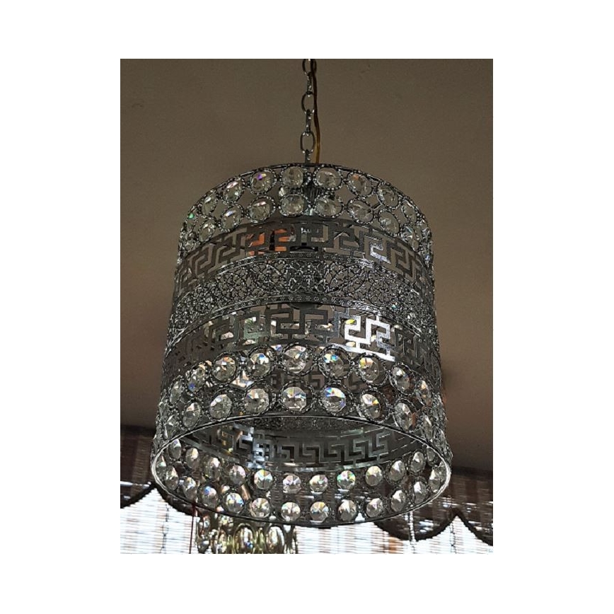 Lampadario a sospensione con catena 1xE27/60W/230V