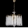 Lampadario a sospensione con catena 6xE14/60W/230V diametro 46 cm oro