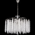 Lampadario a sospensione con catena 7xE14/60W/230V diametro 54 cm cromo lucido