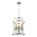 Lampadario a sospensione con catena CONSTANTINE 5xE27/60W/230V cromo opaco