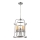 Lampadario a sospensione con catena CONSTANTINE 5xE27/60W/230V cromo opaco