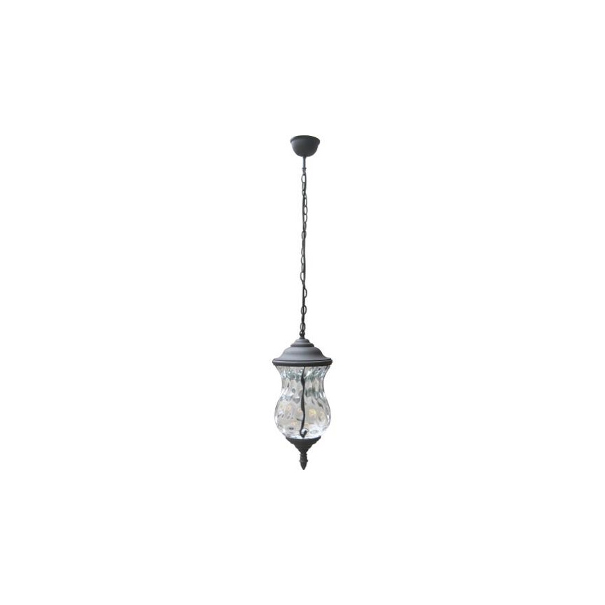 Lampadario a sospensione con catena da esterno MARSYLIA 3xLED/3W/230V