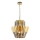 Lampadario a sospensione con catena DONNA 9xE14/40W/230V diametro 45 cm oro