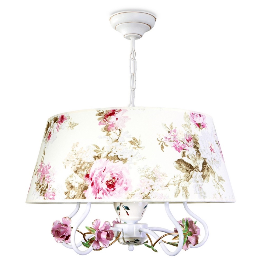 Lampadario a sospensione con catena FLORENCE 5xE14/40W/230v