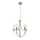 Lampadario a sospensione con catena GINA 5xE27/60W/230V cromo opaco