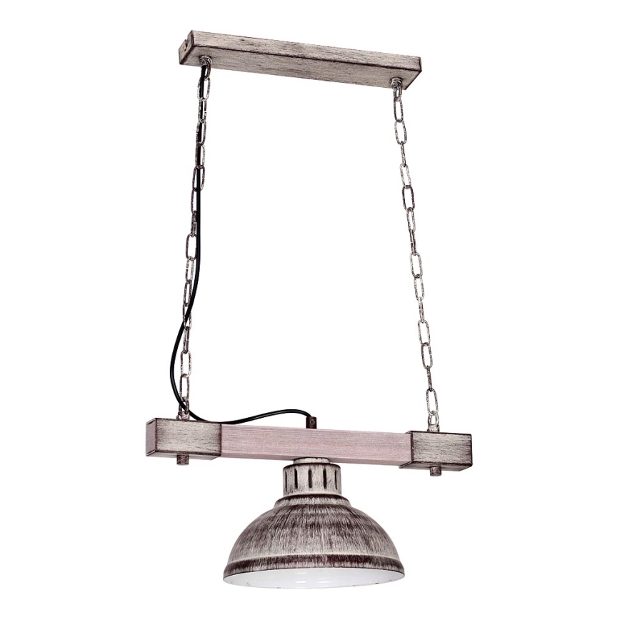 Lampadario a sospensione con catena HAKON 1xE27/60W/230V chiaro