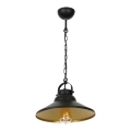 Lampadario a sospensione con catena IRON 1xE27/60W/230V