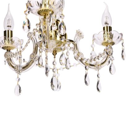 Lampadario a sospensione con catena MARIA TERESA 3xE14/40W/230V