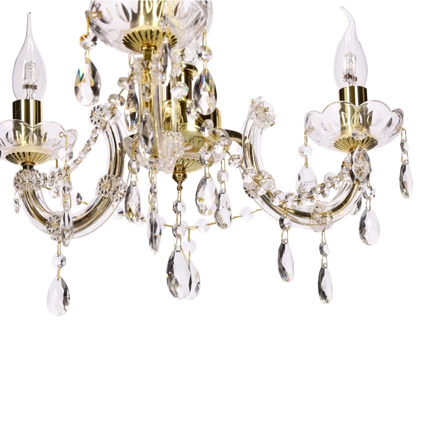 Lampadario a sospensione con catena MARIA TERESA 3xE14/40W/230V